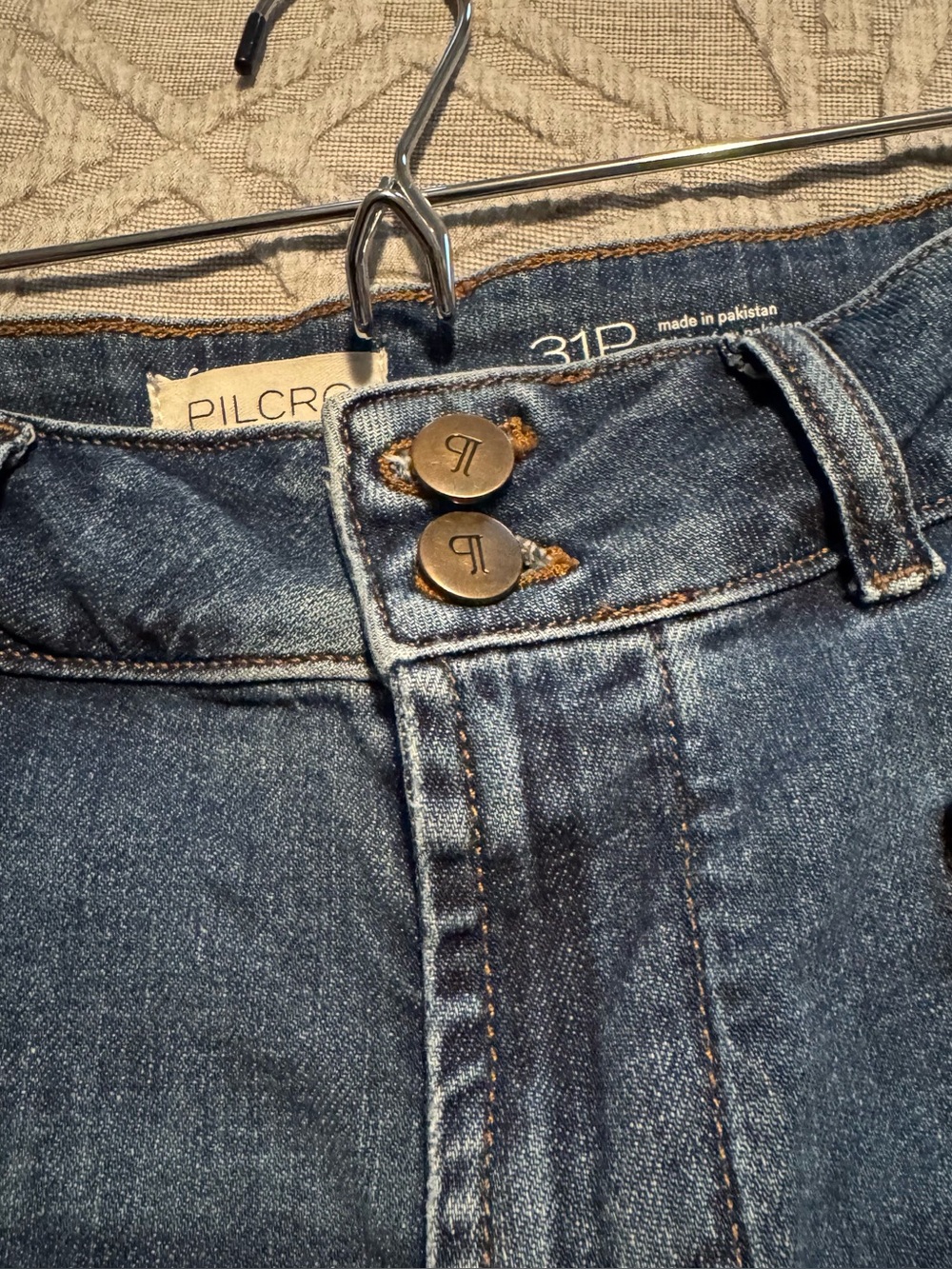 Anthropologie Pilcro Wanderer mid-rise relaxed Denim Jeans - Boracay Wash Blue - Picture 6 of 6